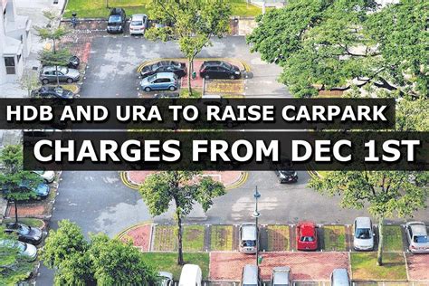 ura car park|HDB and URA to raise carpark charges from Dec 1.